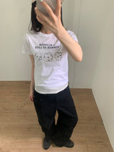 ブロッサム クルーネック Tシャツ (4color)