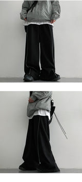 Puton Stitch Wide Sweat Pants (3 colors)