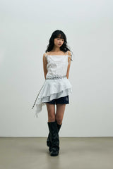 NYX MINI DRESS / WHITE