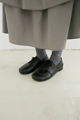 curve strap leather loafer(230-250)