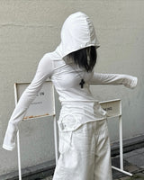 Riqi cut band hoodie