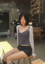 LAYER CROP SLEEVELESS (3color)
