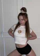 Zoe's ANTIQUE T SHIRT [WHITE]