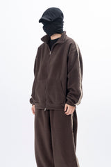 Selma Ethnic Fleece Set-up Track Top