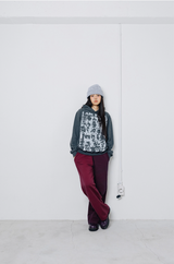 Twister Star Stripe Beanie - Grey/White