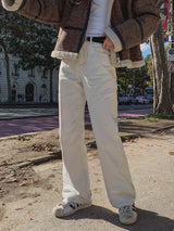 [U-BASIC] Daily Straight Cotton Wide Pants
