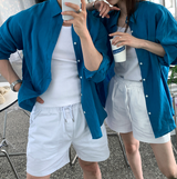 [Unisex] イーザースタンダードリネンシャツ/ 8 カラーズ