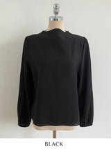 Loha Half-Neck Puff Blouse