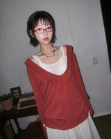 (3color) Delicate Lace Inner Sleeveless Top
