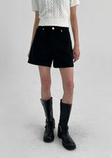 [B-DENIM] COTTON SHORTS 026