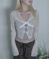 V Lace Sleeveless (2colors)