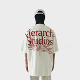 Hierarchy Studios - フラワーズワイドスパイダーリリーオーバーサイズTシャツ ホワイト