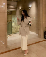 Simmon long knit skirt