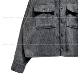 Need Mohair Crop Jacket