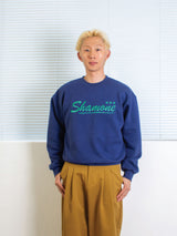 26ss SHAMONE エンブロイダリースウェットシャツ 2color