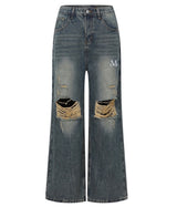 MOVA WASHING DAMAGE DENIM PANTS (3COLOR)