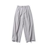 Dope two-tuck wide diagonal slacks