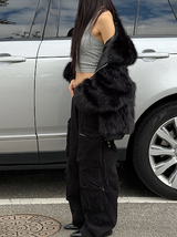 [Unisex] Fur 2way hood zip up(4color)