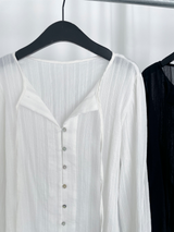 opening button blouse