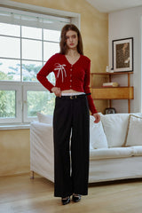 MOON NIGHT WIDE PANTS / BLACK