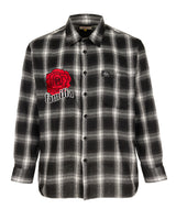 オールドスクールチェックフランネルシャツ(BLACK)
