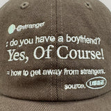 Brown Yes Of Course Cap