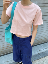 キャンディコットン クロップTシャツ