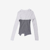 ルーニーリボンレイヤードTシャツ
