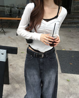 Lace sleeveless