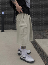 ピグメントスウェットカーゴハーフパンツ3C