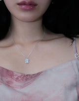[MADE] velvet night rose necklace S size