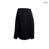 (2color) Lace Slit Mini Skirt