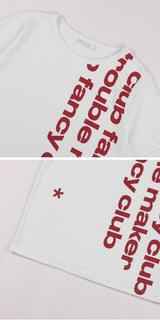 ベイウォッチ クロップTシャツ (WHITE) F25QB103