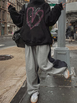 (UNISEX) アーサーデニムハーフスウェットトレーニングパンツ