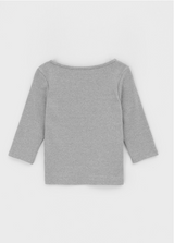[B-BASIC] Standard Boat Neck 7/8 Sleeve T-Shirt 2SIZE