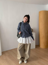 Rammi Check Crop Shirt