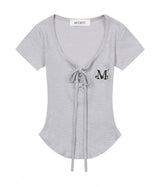 SARON EYELET LACE-UP SLIM FIT HALF T (3COLOR)