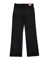 スタッドブーツカットスエードパンツ (BLACK)
