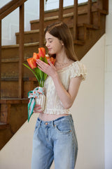 DAISY FRILL BLOUSE