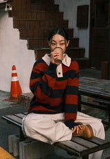 (W) CARA RUGBY KNITWEAR