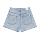 LIGHT BLUE DOT DENIM PANTS 21101