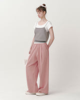 [MADE] WAVES, COTTON PINTACK PANTS