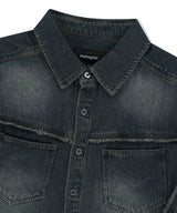 DENIM HALF SHIRT