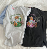 スリーピングモアベアTシャツ 2color