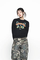 25SS DAMAGE WASHED WIDE CARGO PANTS CAMO