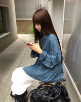 [ORIGINAL] アイン ストライプ オーバーサイズ シャツ