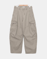 Liqu Panel Curved Wide Cargo Pants