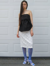 SLEEVELESS SHIRRING TOP