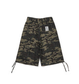 インバーティドプリーツリベットバミューダパンツ(Camo)