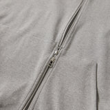 Writer hooded zip-up / Melange gray